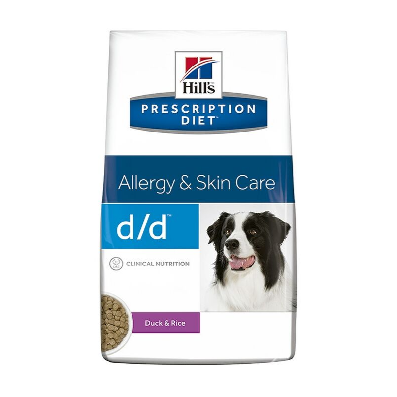Hill's PD Canine D/D cu Rata si Orez, Alergii la Mancare - 12 kg - Hermannvet Magazin