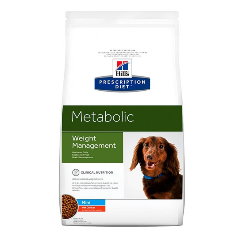 Hill's PD Canine Metabolic - Obezitate, Mini - 1.5/6 Kg - Hermannvet Magazin