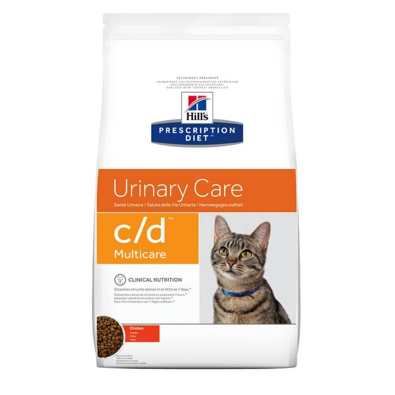 Hill's PD Feline C/D Multicare cu Pui - 3/10 Kg - Hermannvet Magazin
